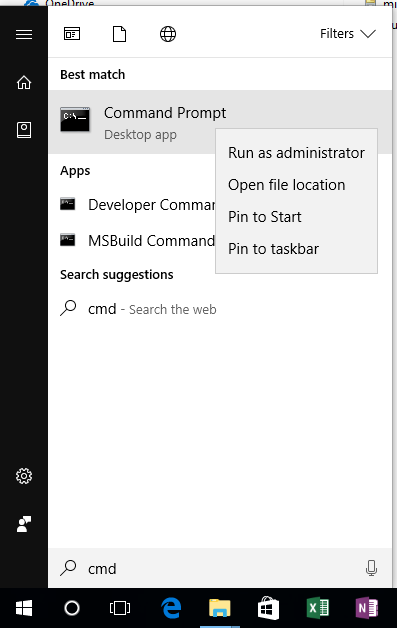 execute msi from command line